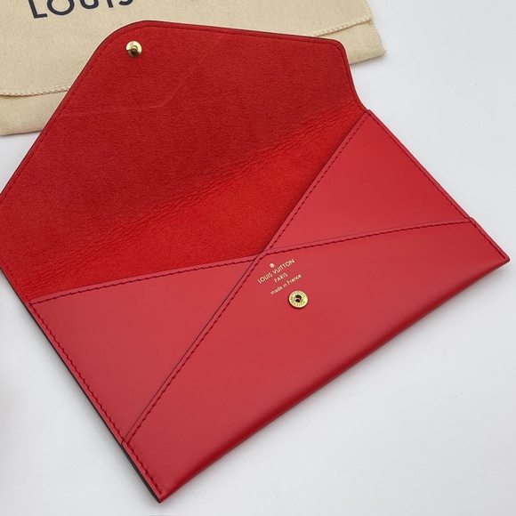 Louis Vuitton Veau Cachemire Chinese New Year Rat leather Envelope Pouch Red - Picture 11 of 11